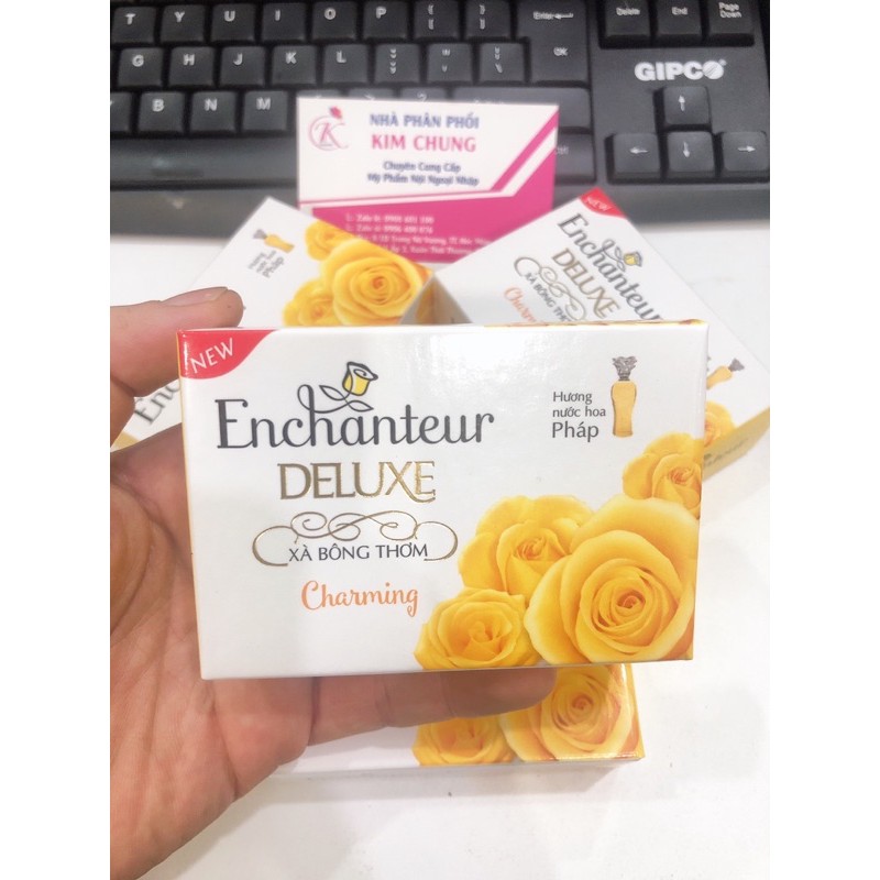 Cục Xà phòng tắm Enchanteur Charming 90g
