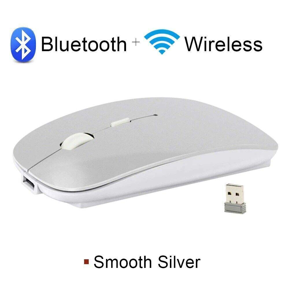 Bluetooth Mouse Rechargeable Wireless Mouse for MacBook Pro/Air/iPad/Laptop/PC