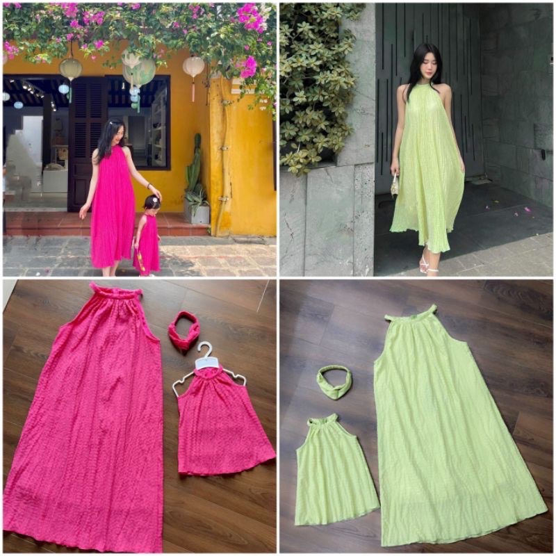 Set đầm mẹ và bé màu cực hot