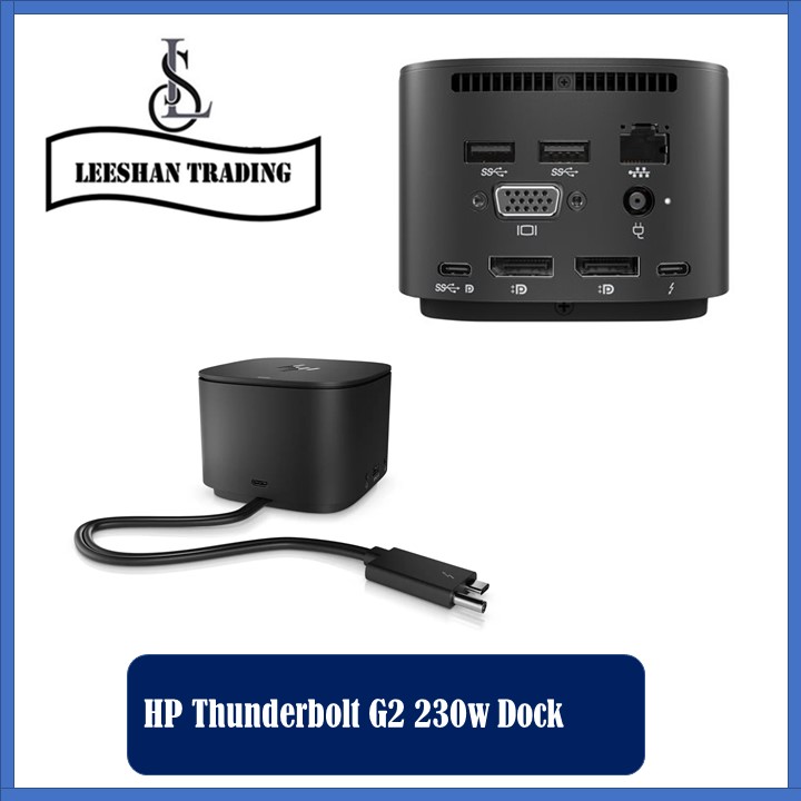 HP Thunderbolt Dock G2 w/ Combo Cable [Refurbished] | Lazada Singapore