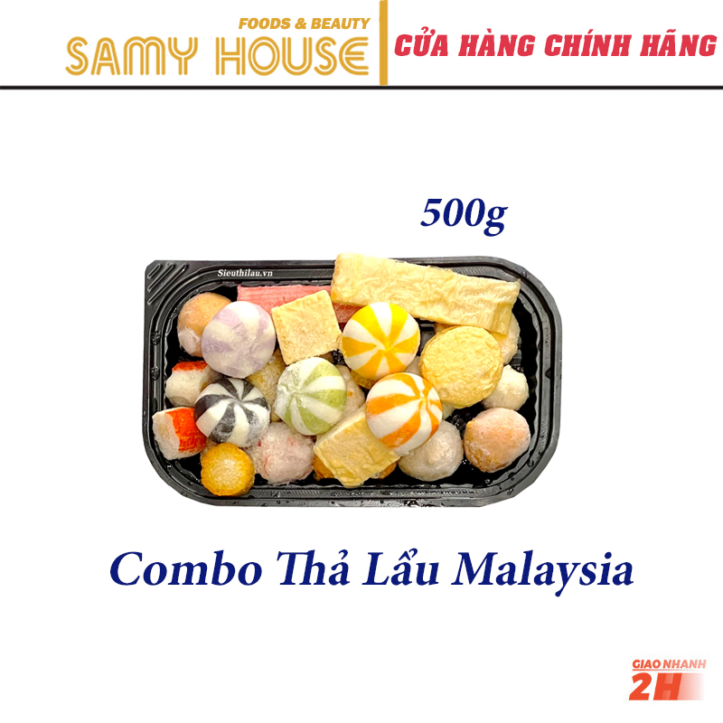 [Samy Food] [HCM SHIP 2H] Combo Thập Cẩm Viên Thả Lẩu Malaysia 500g