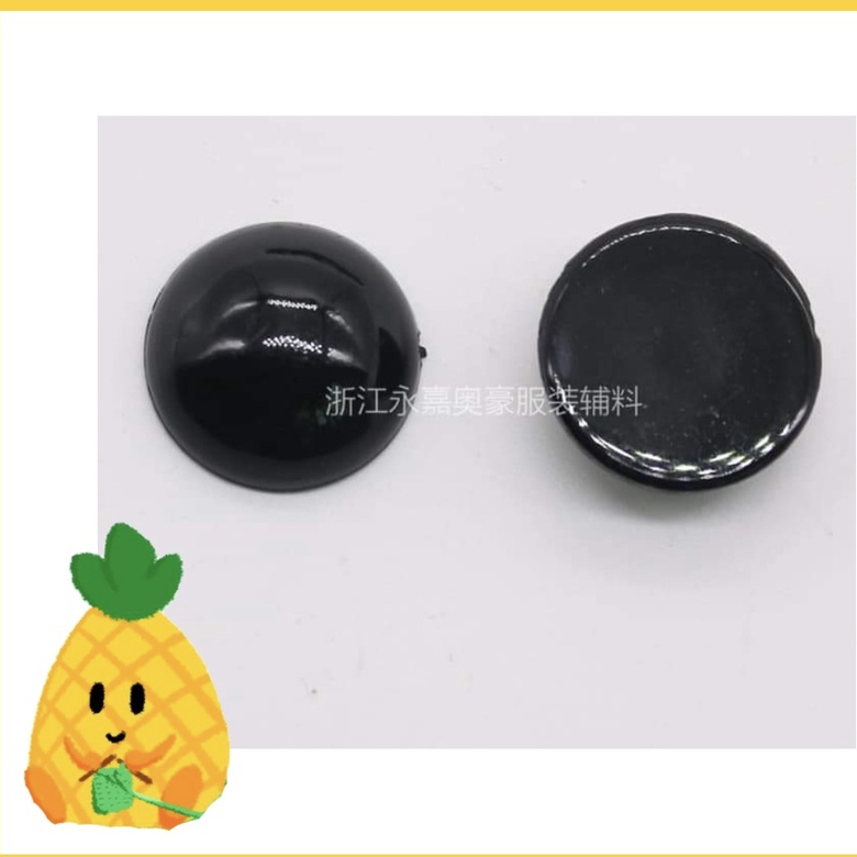 Túi 10 Đôi Mắt thú dán màu đen size 5mm,4mm,6mm_LM37