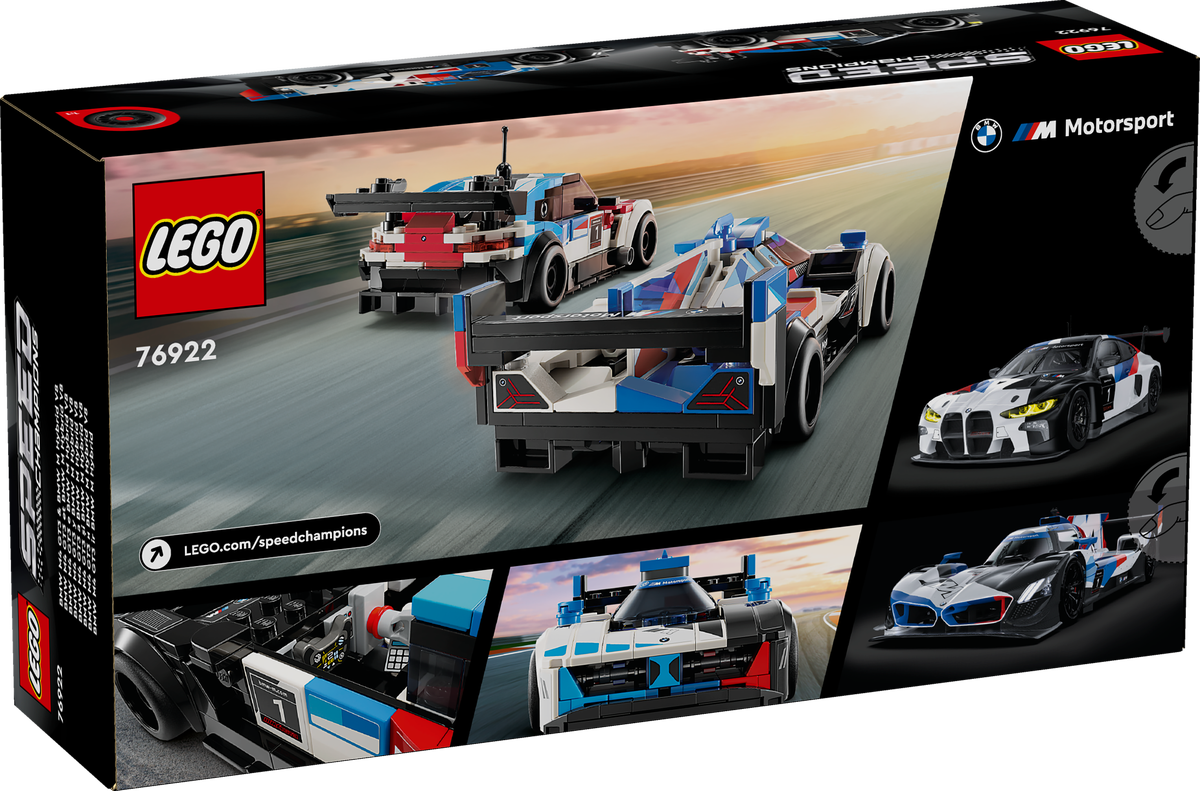LEGO 76922 Speed Champions BMW M4 GT3 & BMW M Hybrid V8 Race Cars