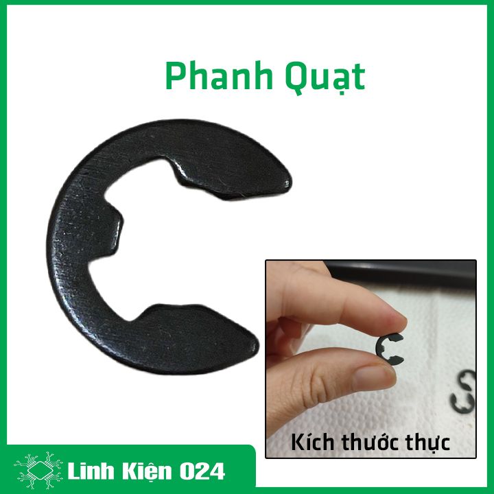 Phanh cánh quạt trục 8mm