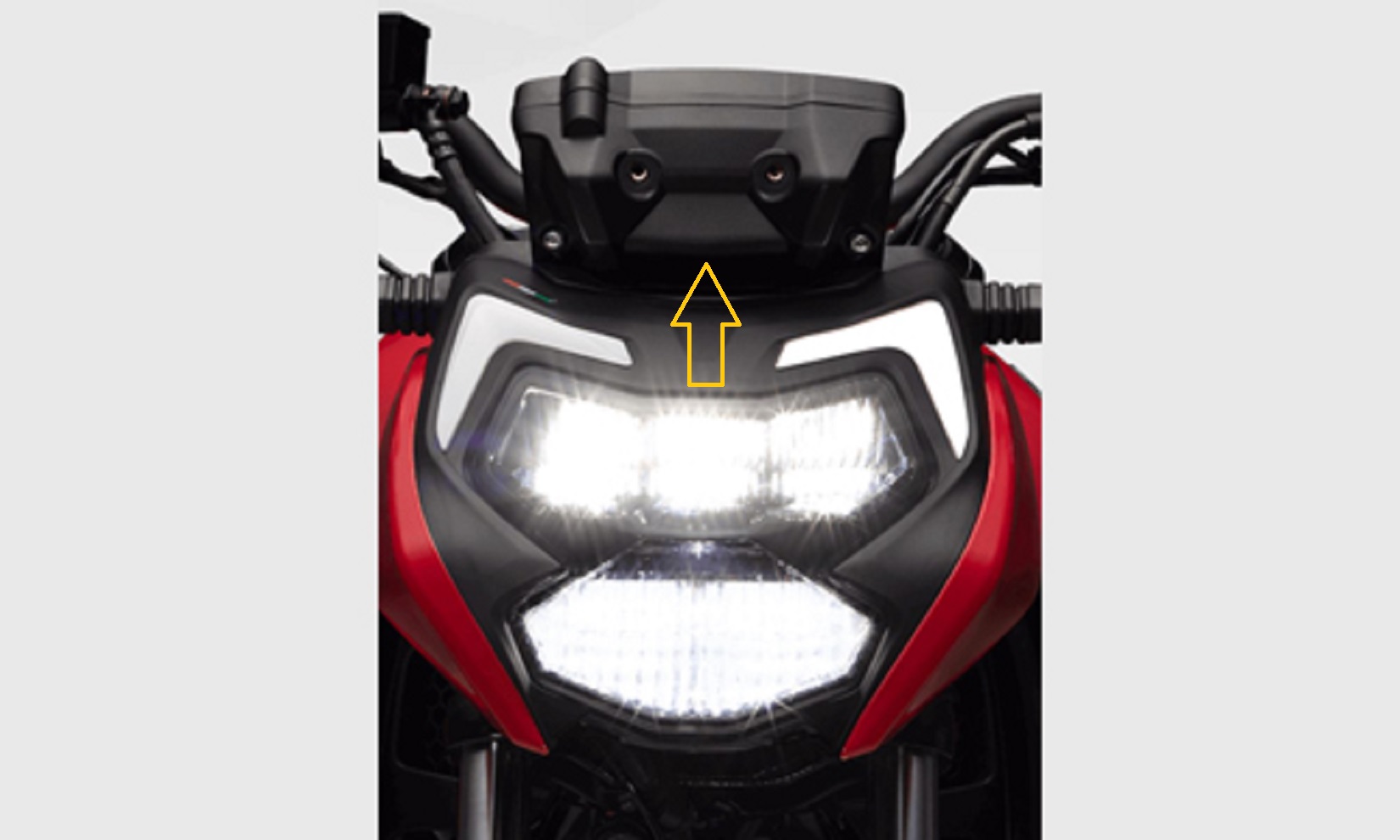 Meter Cowling or Under Meter Cover for Apache 160 4V XConnect Bike.