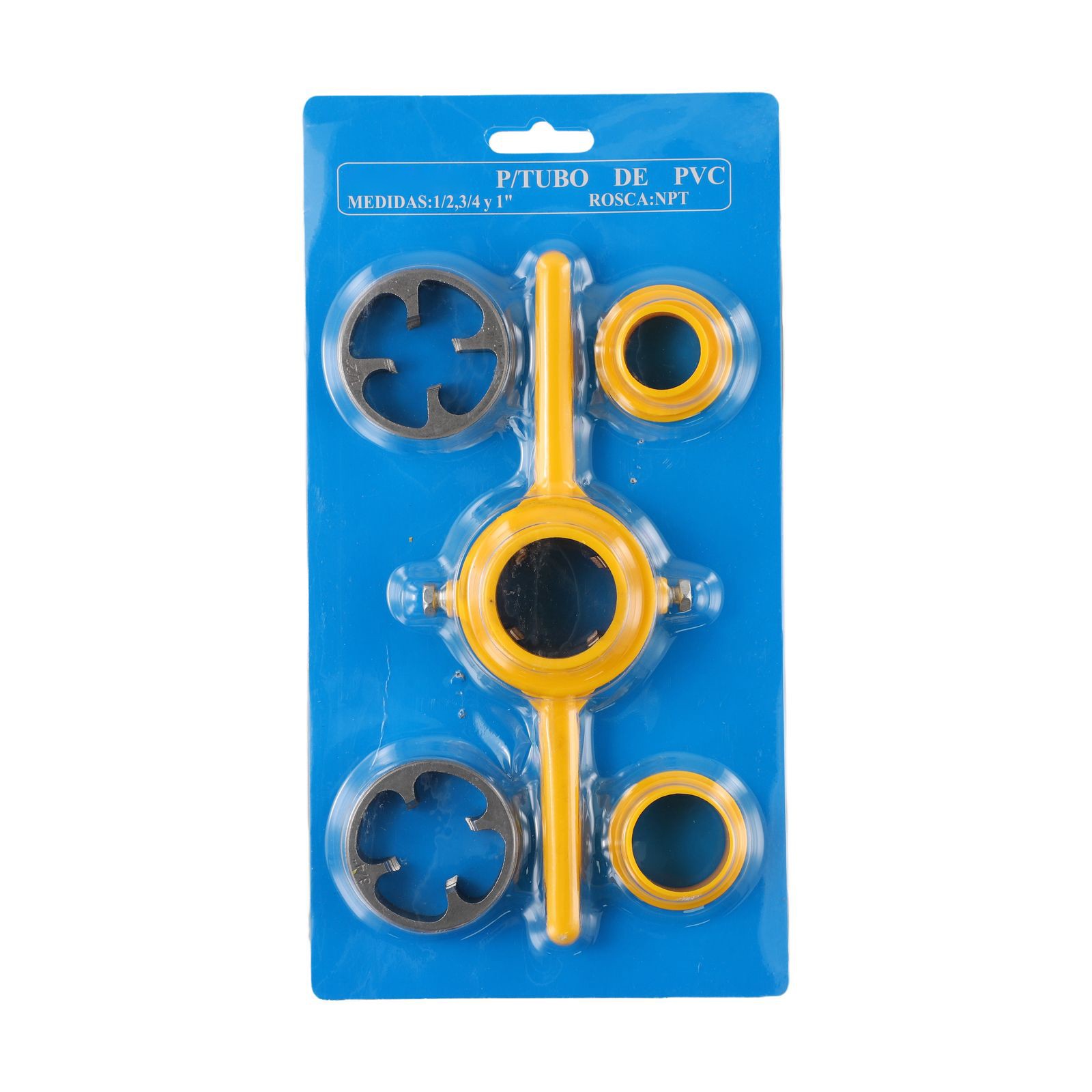 Easy to use 6pcs Manual Pipe Threader Tool for Plumbing PVC Thread Maker