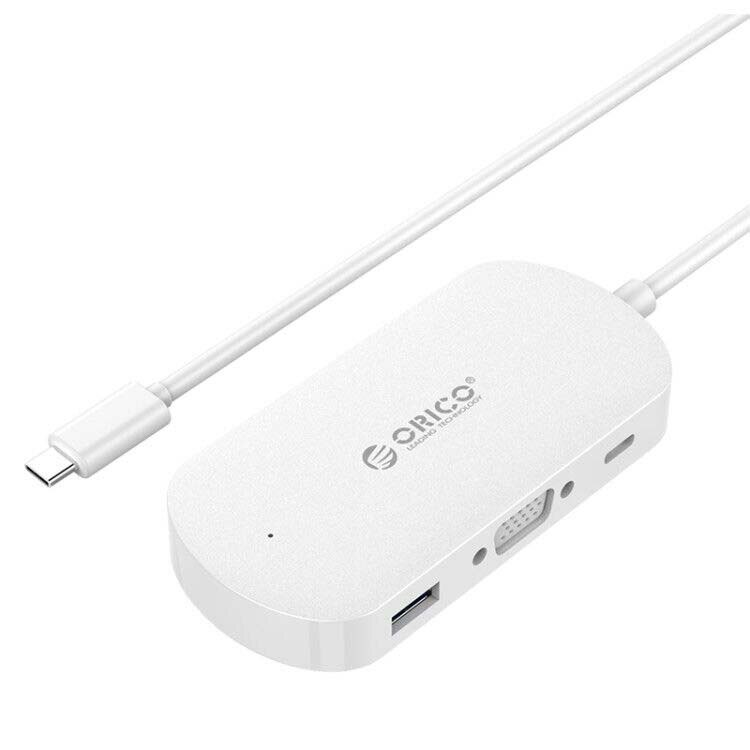 Orico usb c hub type c to multi usb 3.0 type c hub vga adapter dock for macbook pro huawei pc accessories usb c splitter