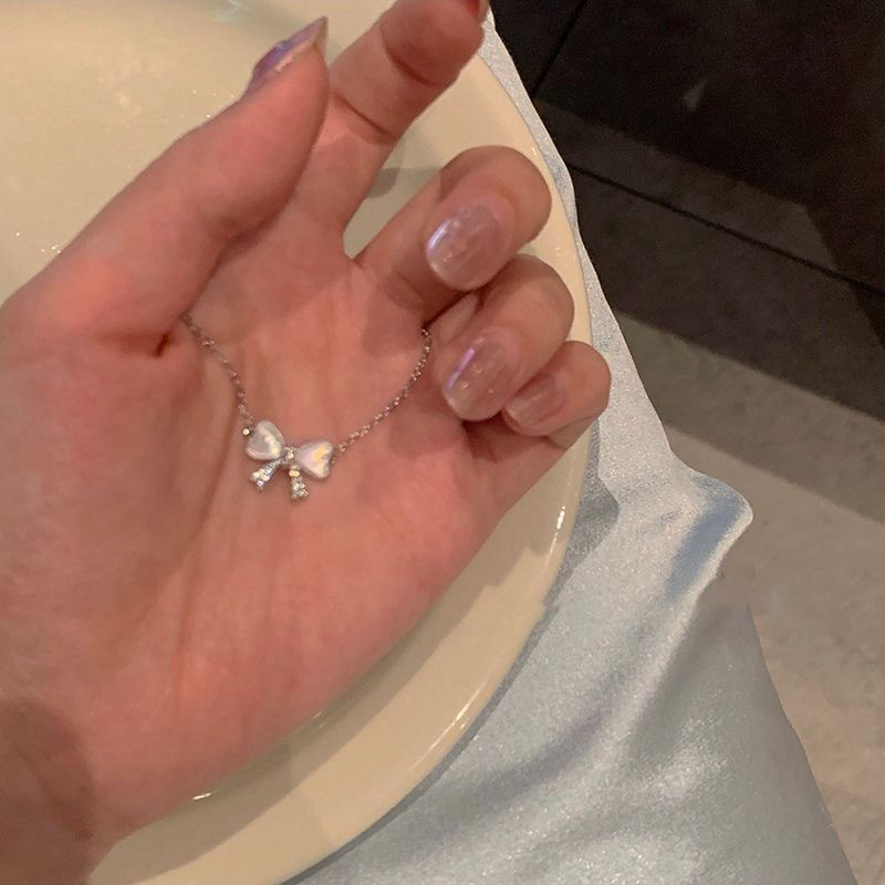 Elegant%20Fashion%20Simple%20Bow%20Pendant%20Necklace%20For%20Women%20Girls%20Cute%20Charm%20Sweet%20Bowknot%20Clavicle%20Chain%20Jewelry%20Accessories%20Gifts%20-%20Image%203