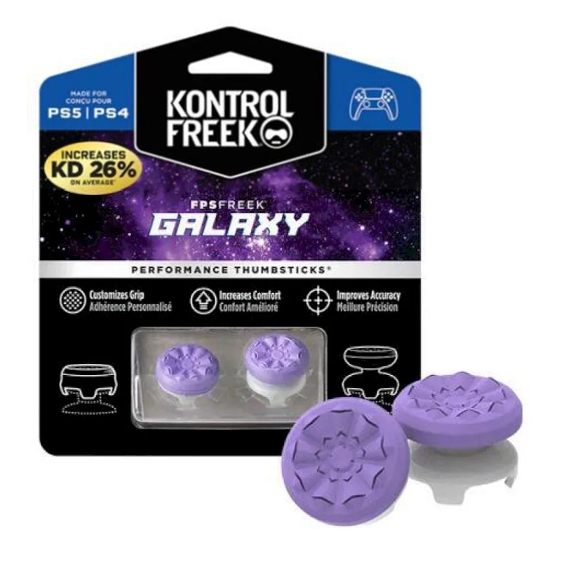 【Clearance】 Freek Galaxy FPS For Playstation PS4 High- Analog Stick PS5 Joystick Controller Performance Command Stick Game Cap.