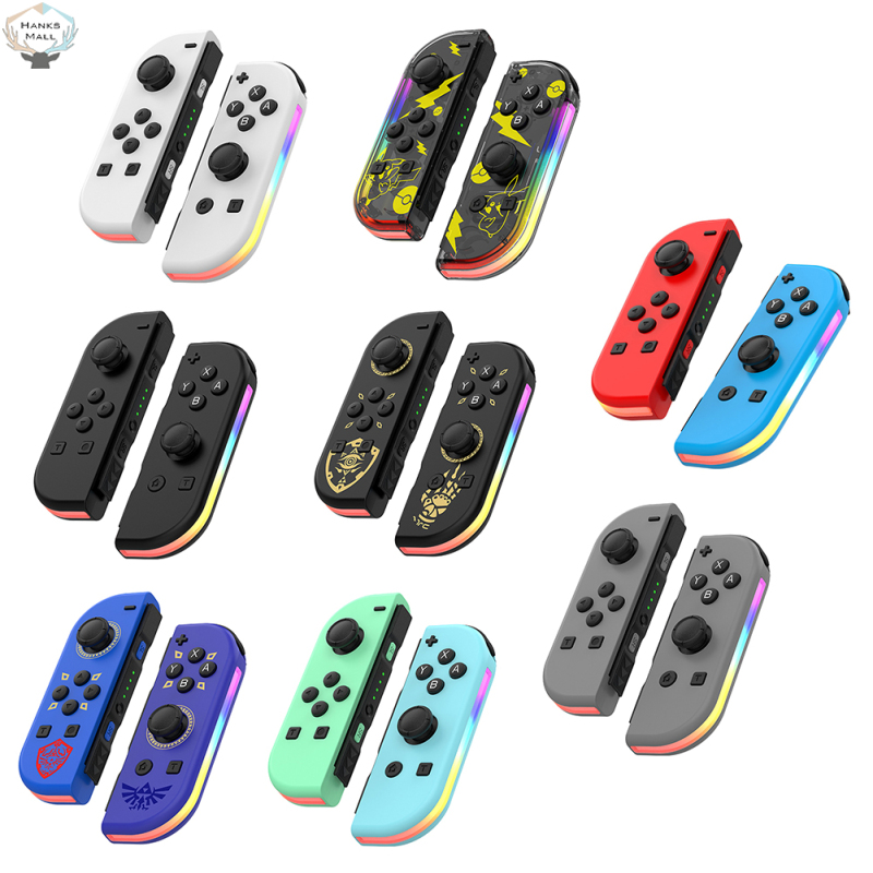 Games Controller Wireless Color RGB Lighting Game Console Handheld Console With Dual Vibration Wake-up Compatible For Switch