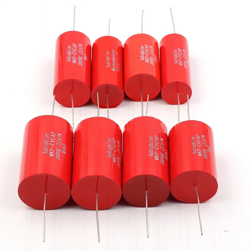 【InnovateWorld】Audiophiler Mkp Capacitor Kondensotor HIFI Fever Electrodeless Capacitor Audio Capacito Metal Film Coupling Frequency Dividing. 