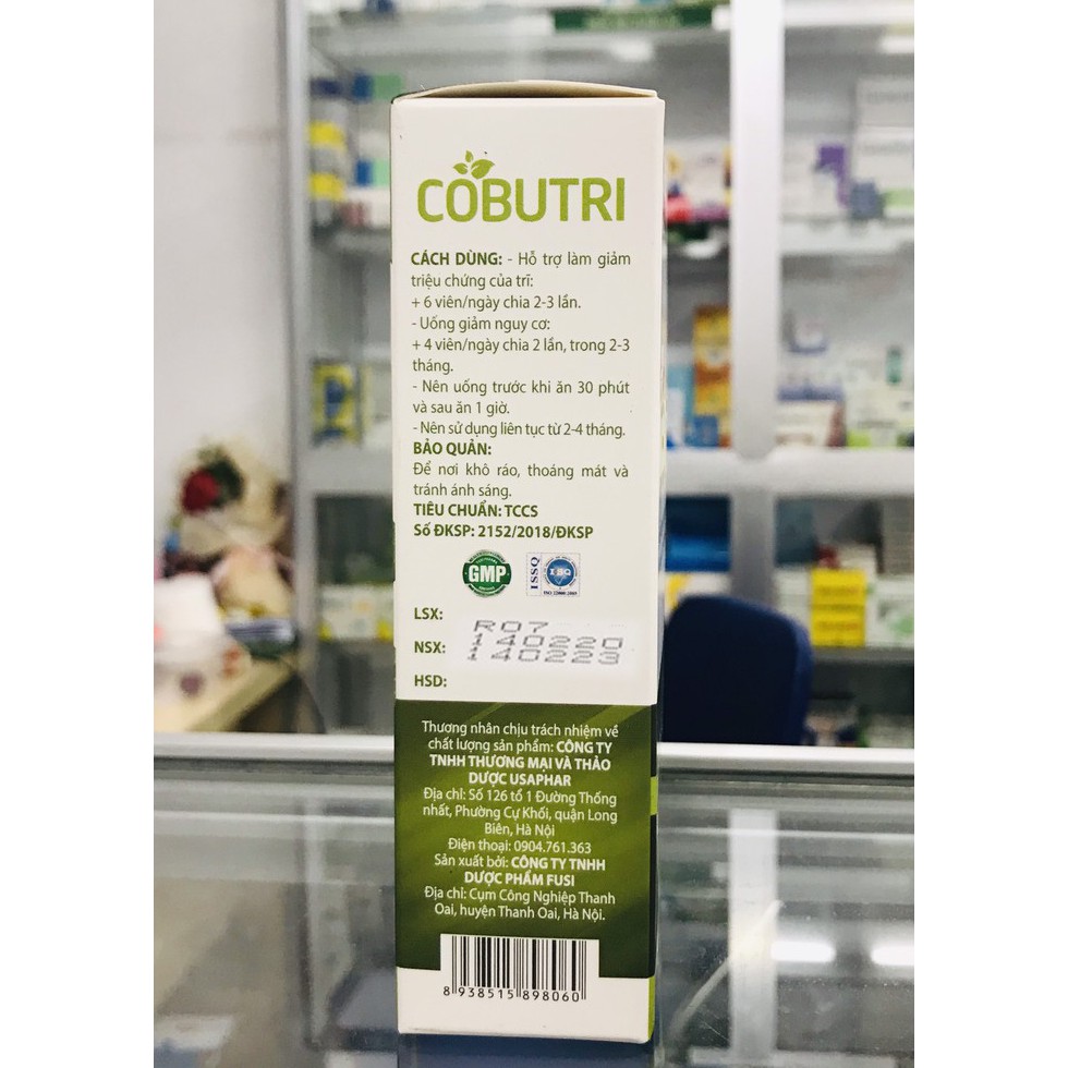 COBUTRI - Hết lo Bệnh Trĩ, Táo Bón[Chính hãng]