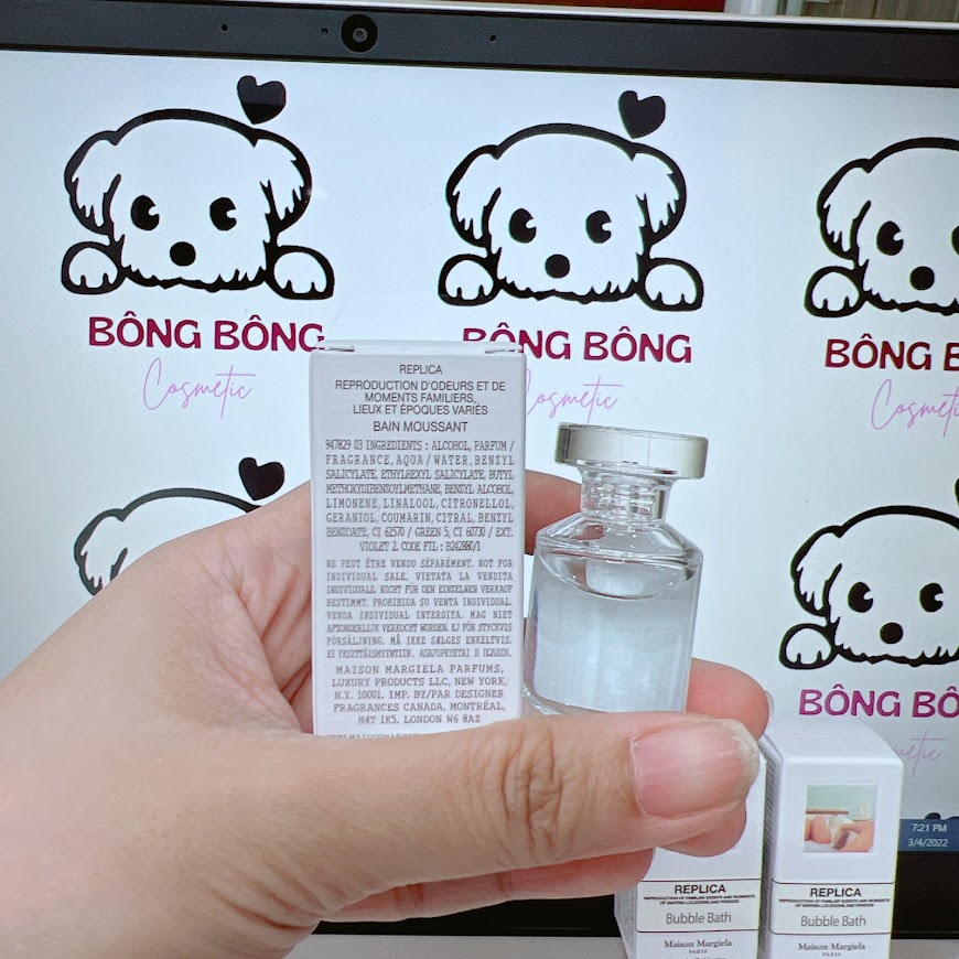 [Mini] Nước Hoa Maison Margiela Replica Bubble Bath 7ml - Chính Hãng