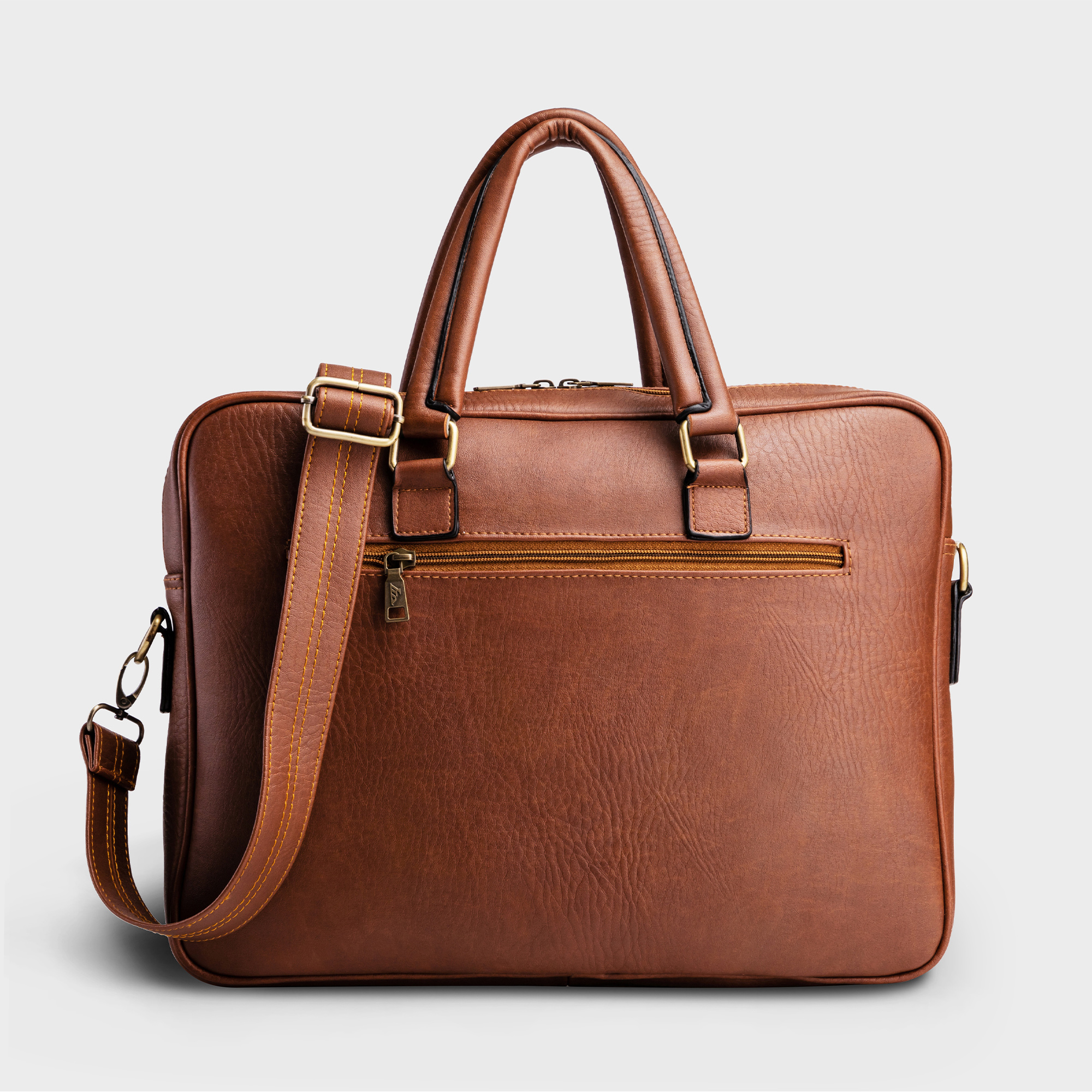 Lata Office Briefcase (Basic Men's Fashion Carrying a 14-Inch Laptop - Leather Briefcase Ca26)