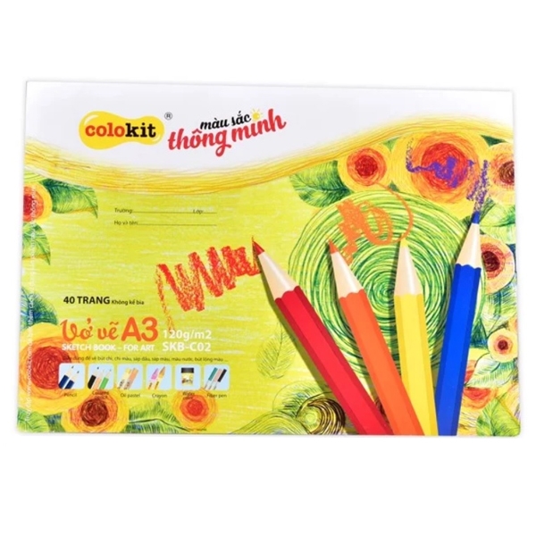 Vở vẽ A3 Colokit SKB-C02