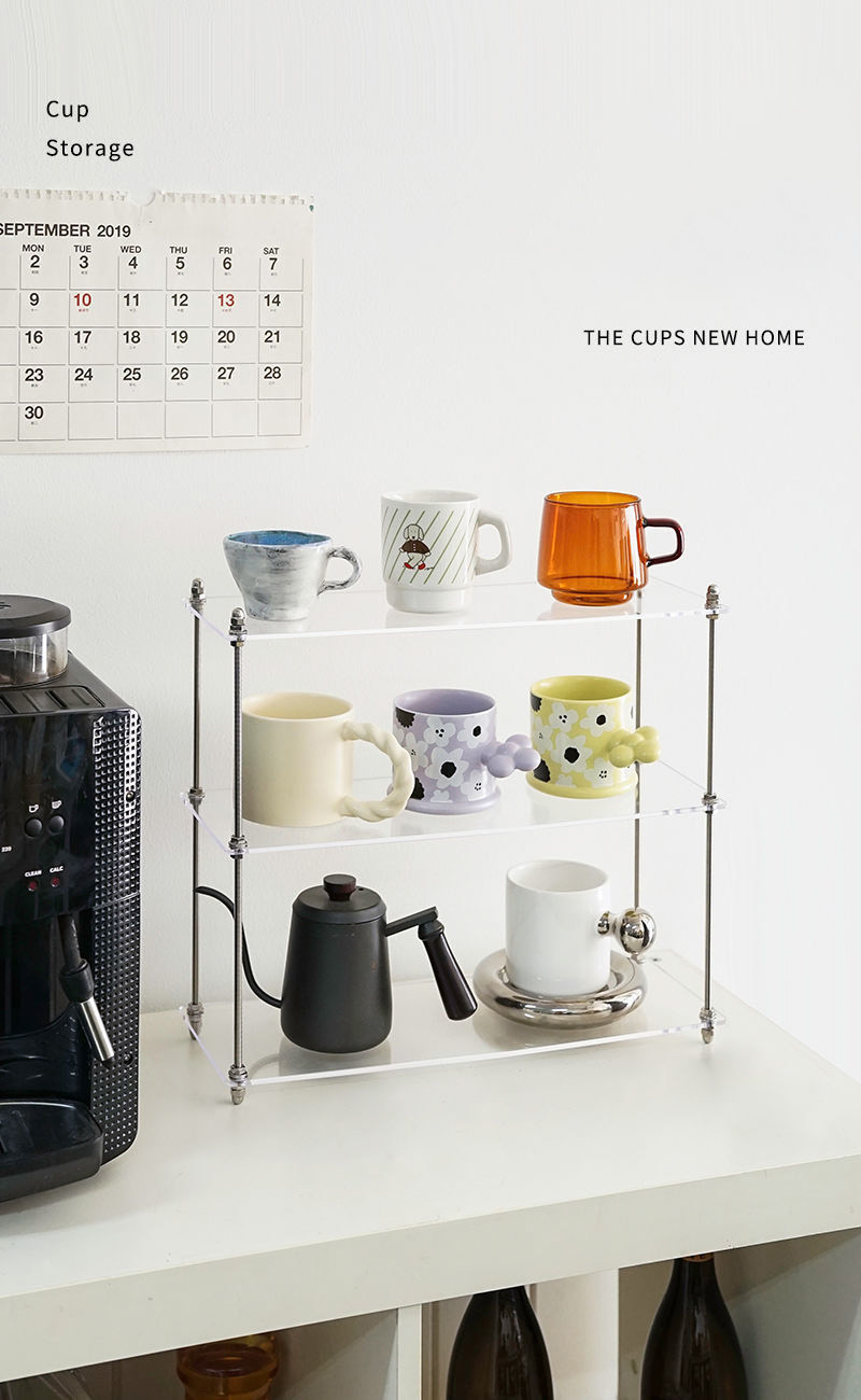 Perfume cup storage display shelf, desktop perfume aromatherapy fragrance storage box, multi-functional storage
