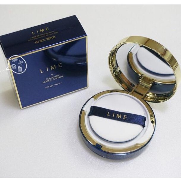 Phấn Nước Lime Trắng Xanh Siêu Mịn Hàn Quốc