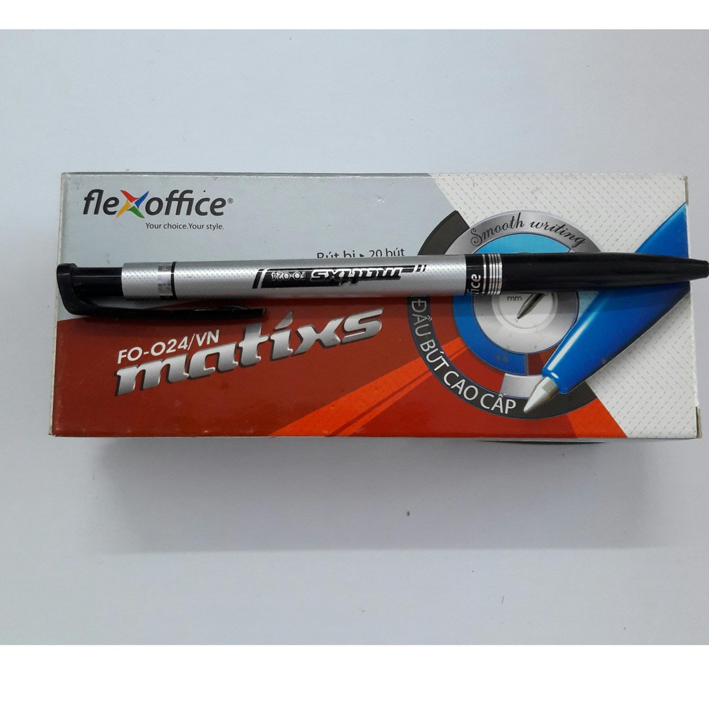 Combo 10 Bút Bi Thiên Long Flexoffice FO-024