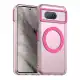 lthmy for Google Pixel 8A casing magnetic translucent matte back cover shockproof anti-fingerprint case. 