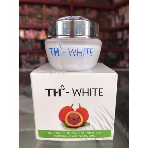 Kem th white mụn thâm trắng da dưỡng da se khít lỗ chân lông 12g