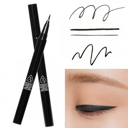Bút Kẻ Mắt 3ce Super Slim Eye Liner Đen - Nâu