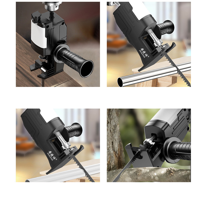REITINGE Máy Khoan Điện để thấy Đầu chuyển đổi Chuck sửa đổi Saw Saber Saw với cái khoan tay công cụ