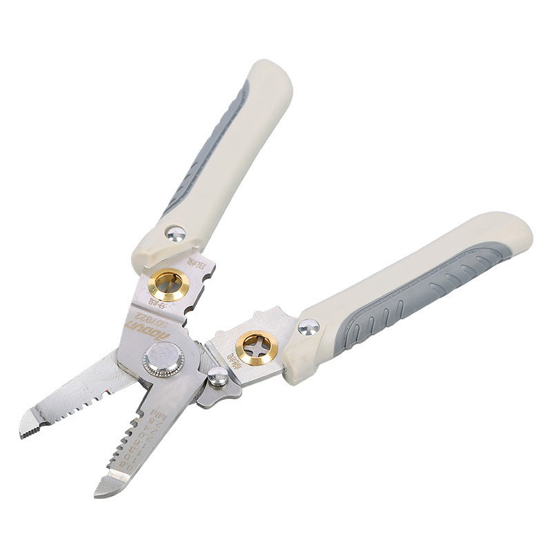 Multi-function wire stripping pliers 7 inch diagonal mouth pliers wire cutting wire stripping pliers electrician cable stripping pliers