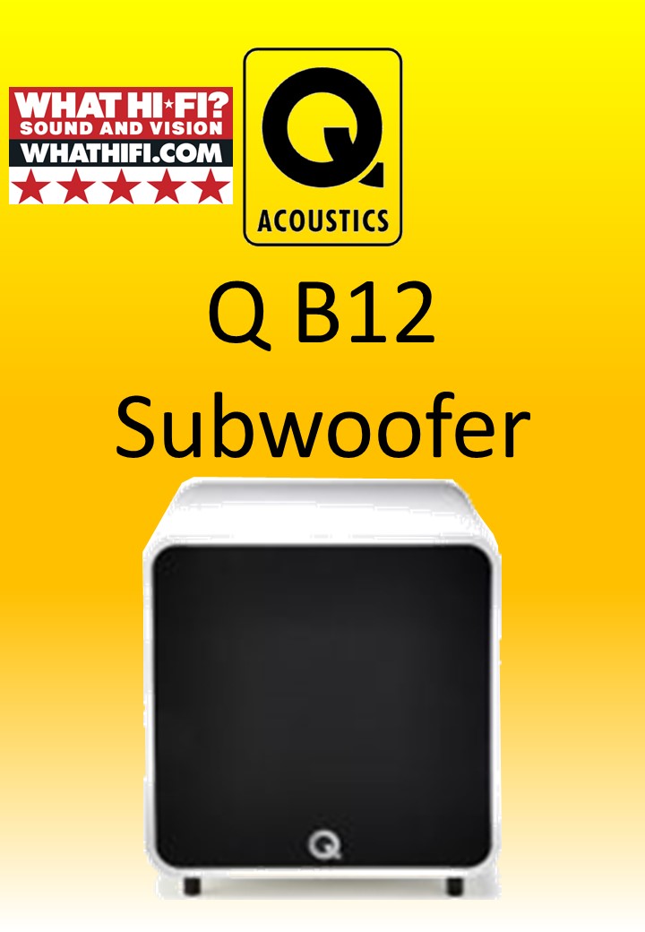 essens kande teater Q Acoustics Q B12 What HiFI 5 star Award Winning Subwoofer | Lazada  Singapore
