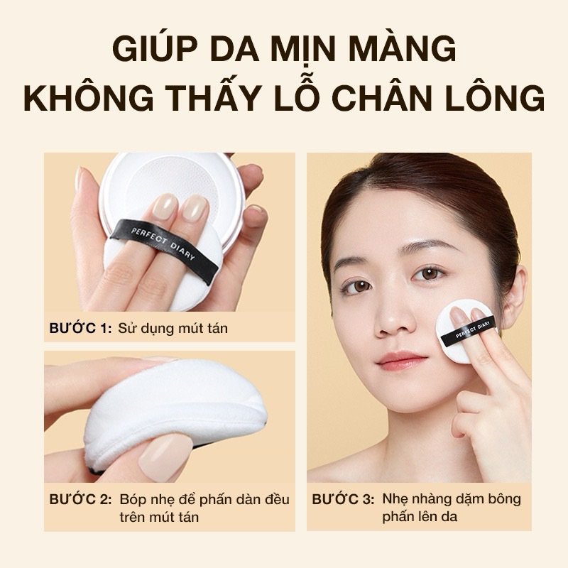Phấn phủ Perfect Diary kiềm dầu chống thấm nước