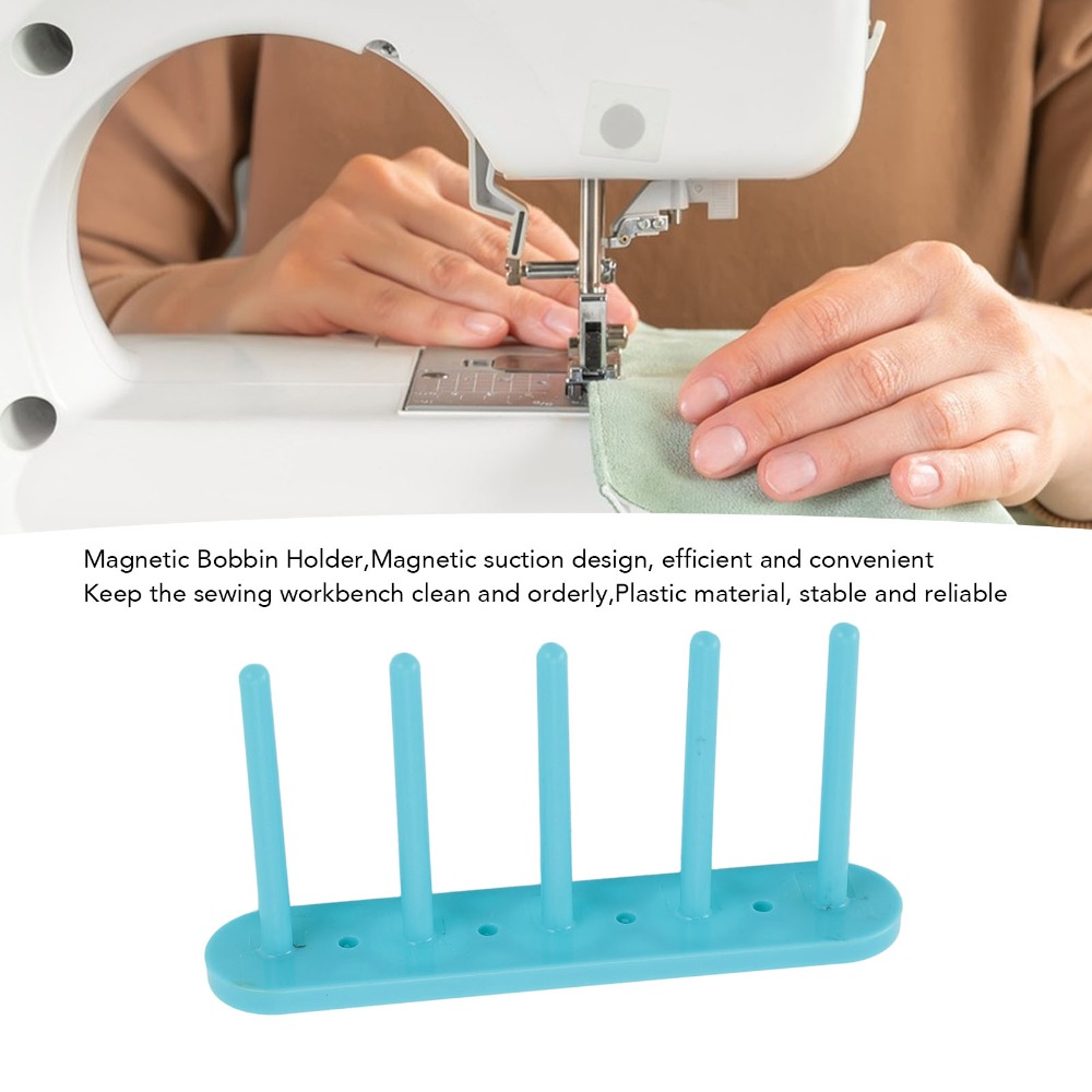 Sewing Machine Accessory Plastic Magnetic Bobbin Holder 5 Column ...