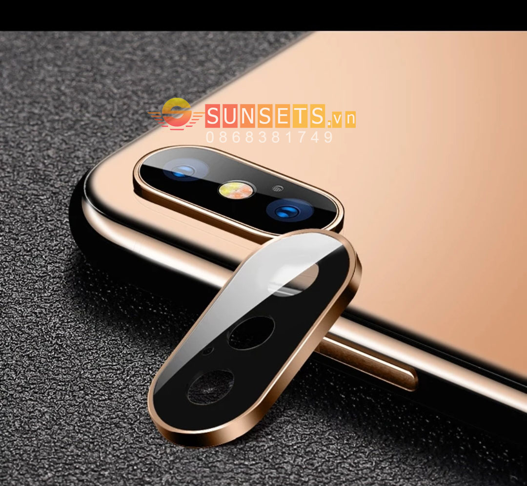Kính cường lực bảo vệ camera iphone x/ xs/ xs max