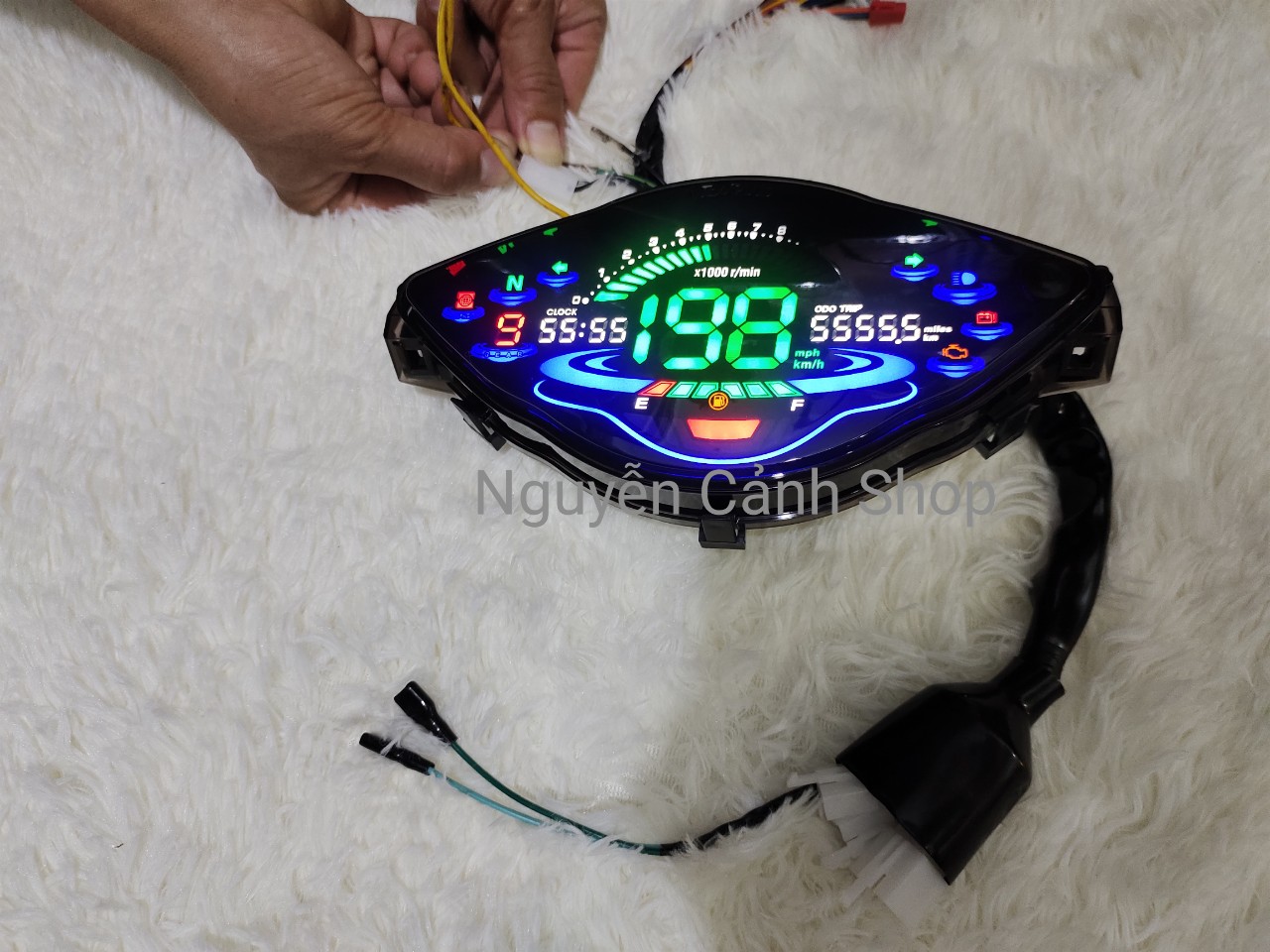 Đồng hồ điện tử xe wave a 2017 mẫu 2022