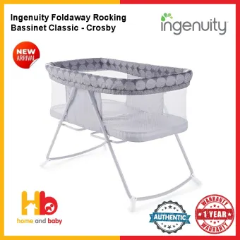 ingenuity crosby foldaway rocking bassinet