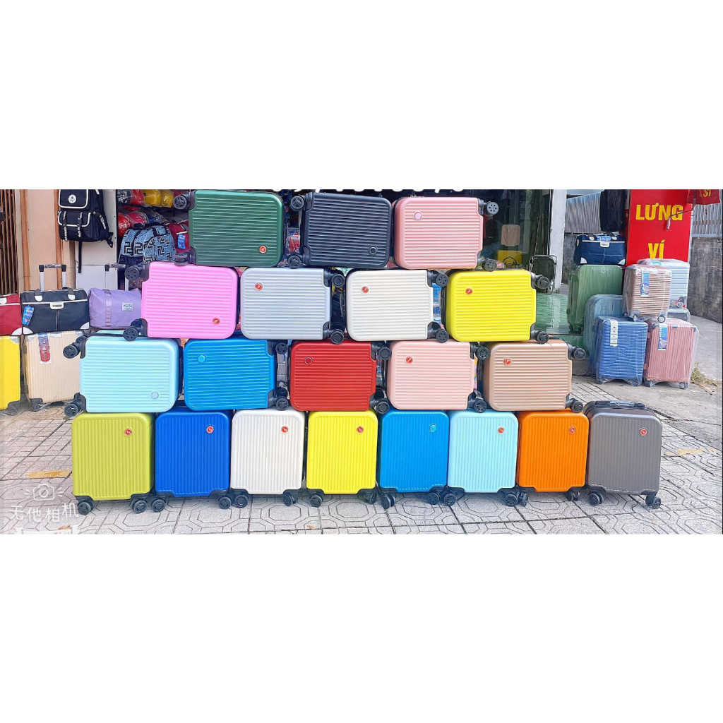 Vali  ALUMINUM  NHÔM_NGUYÊN_KHỐI size 24 (6 màu)(tặng bọc vali trong suốt)