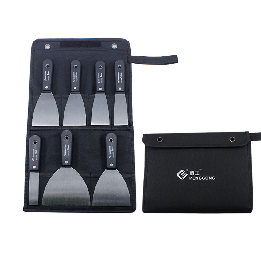7PCS Putty Knives Set Flex Drywall Knife Paint Scraper Kit 7 Sizes Soft  Grip Handle Carbon Steel Blade Canvas Storage Bag Includ - AliExpress