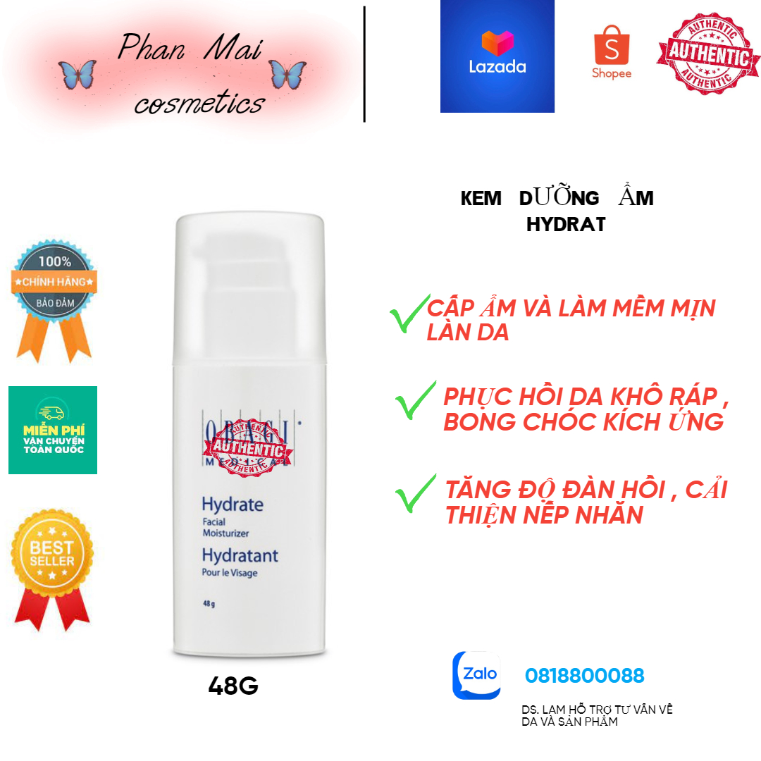 [ HÀNG CÔNG TY - CHÍNH HÃNG ] Kem dưỡng ẩm Hydrate Facial Moisturizer ( 48G )