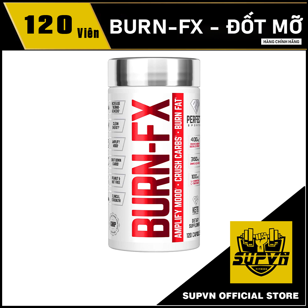 PERFECT SPORTS, Burn-FX Fat Burner (120Viên)