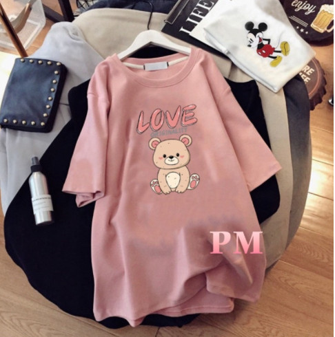 Áo phông cún ngồi love pm11