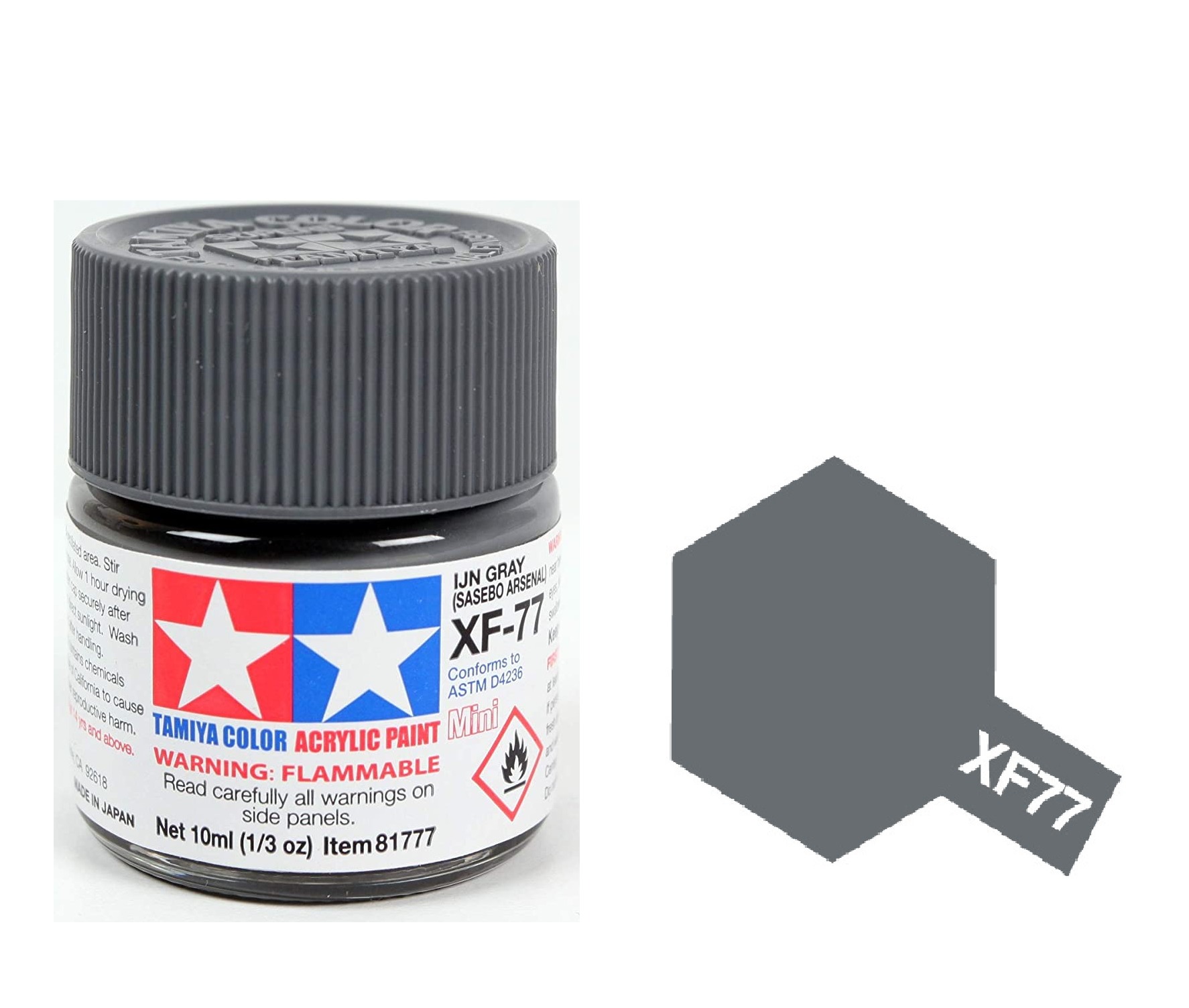 Acrylic ( XF71 ~ XF80  ) sơn mô hình gốc nước 10ML Tamiya
