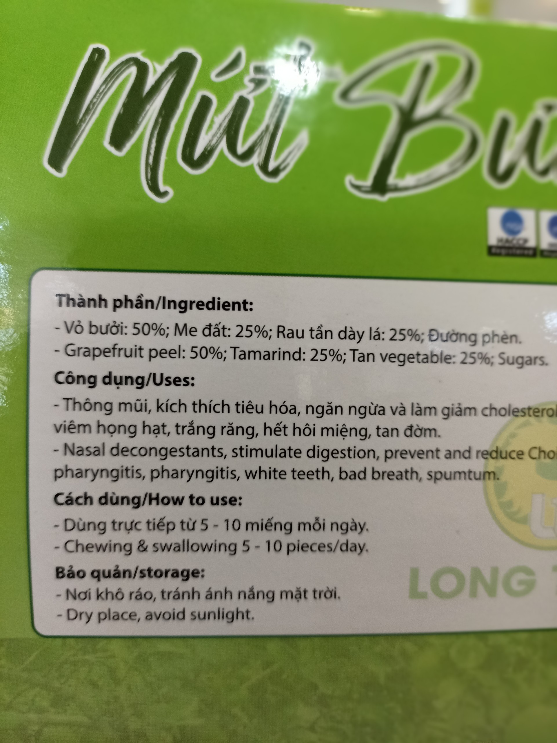 Mứt Bưởi - sản phẩm thiên nhiên