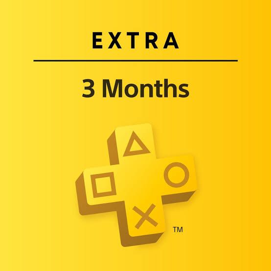 Playstation Plus Extra Month's PS4/PS5 (Turkey)