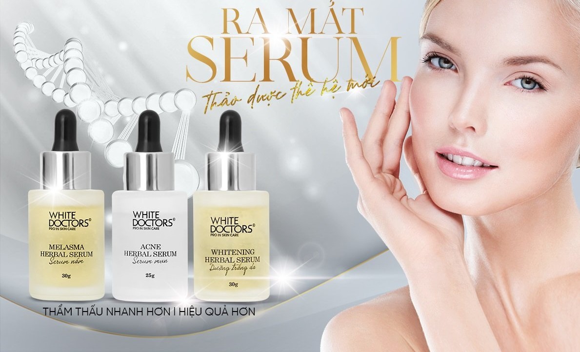 SERUM SẠCH MỤN WHITE DOCTORS ACNES HERBAL 25G
