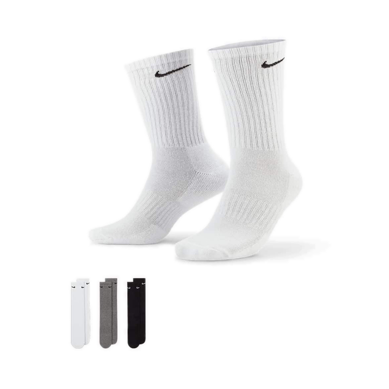 Nike everyday csh crew 3pr 134 unisex socks - multi-color