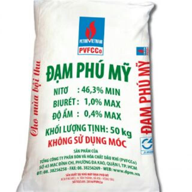 PHÂN ĐẠM URE BỊCH CHIẾT (1KG/BỊCH) ĐẠM PHÚ MỸ