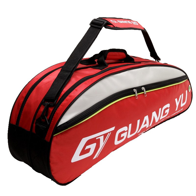 Guangyu 6 Pack Super Capacity Backpack Multi-layer Sports Shoulder Bag Handbag Badminton Racket Backpack Wholesale