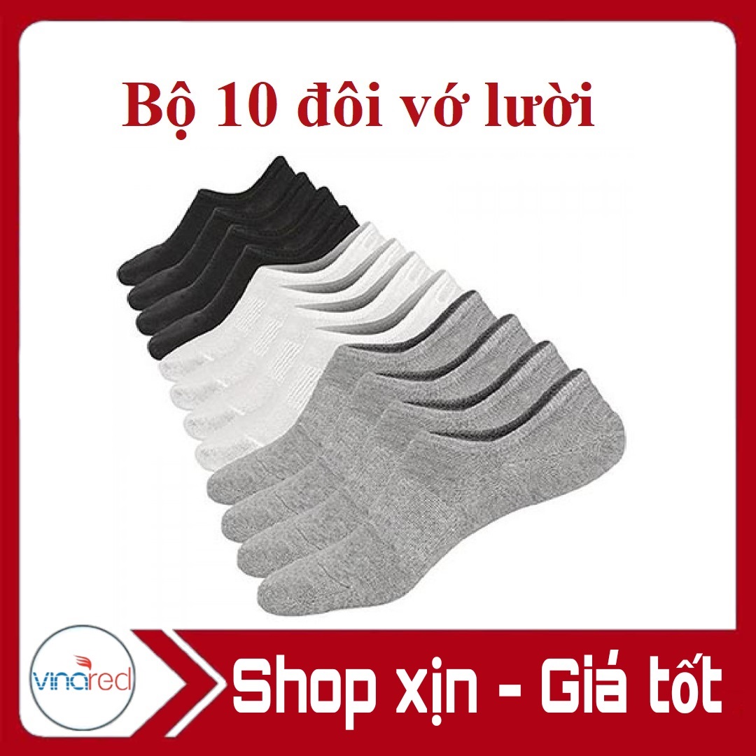 [HCM] Bộ 10 đôi vớ lười trơn