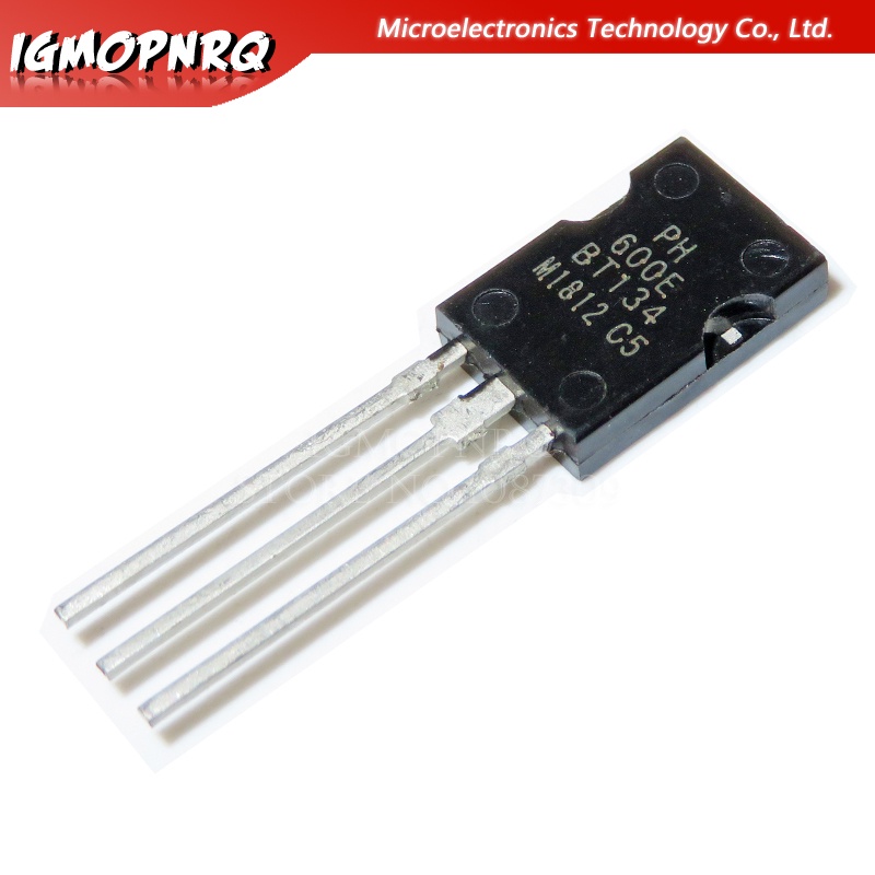 10pcs bt134-600e bt134-600d bt134 bt134-600 600v 4a triacs rail triac to-126 new original integrated circuit
