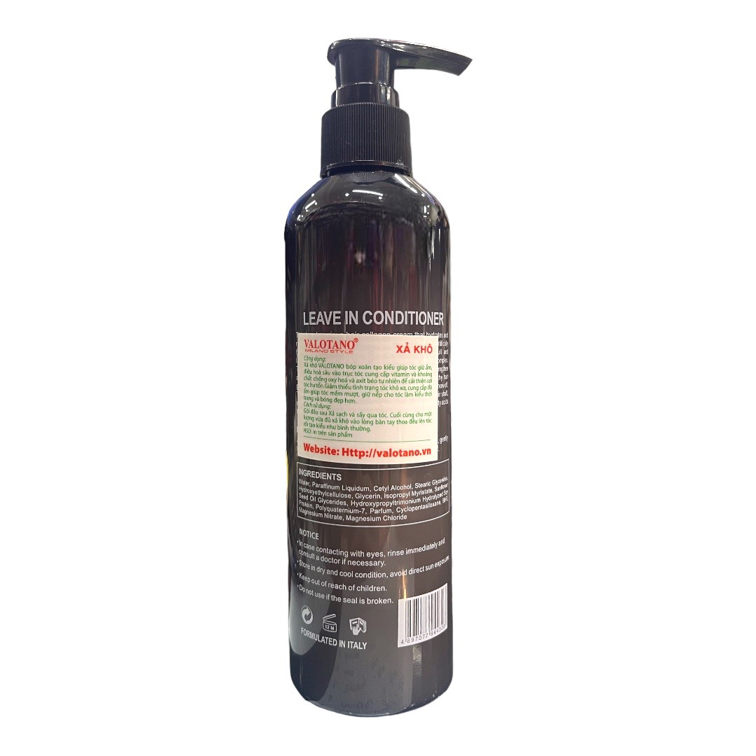 Dầu xả khô Valotano chính hãng 260ml