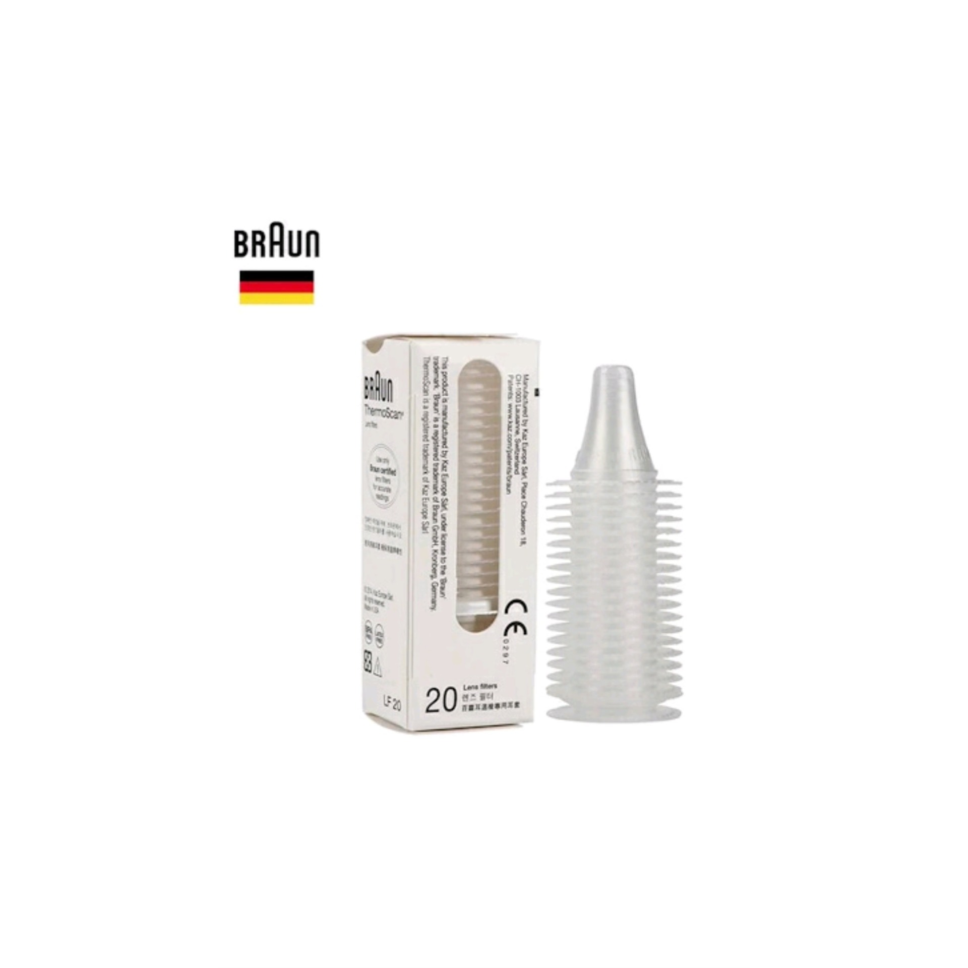 Premier Beringstraat Certificaat Local Seller] 20pcs Genuine Braun Thermoscan Ear Thermometer Lens Filters  Refill Caps | Lazada Singapore