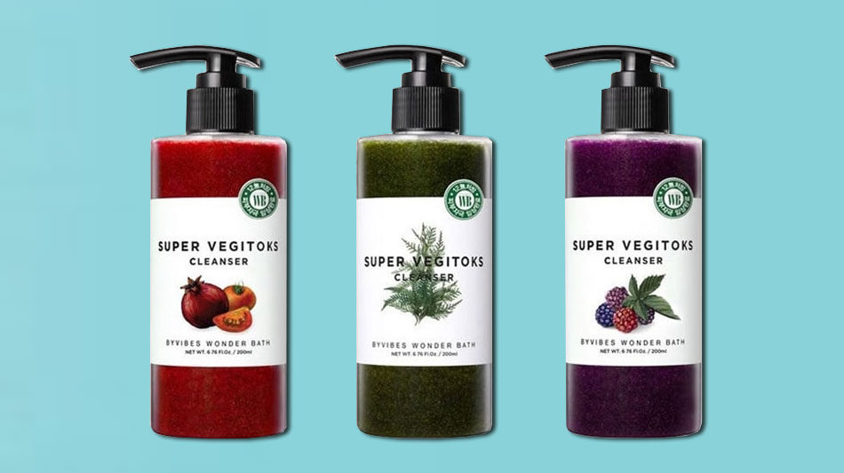 Sữa Rửa Mặt Rau Củ Wonder Bath Super Vegitoks Cleanser(chính hãng )  300ml